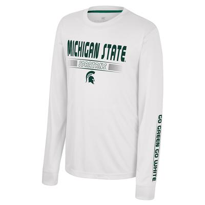 Michigan State Colosseum YOUTH Zach Long Sleeve Poly Tee