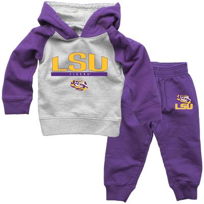 LSU Wes and Willy Toddler Fleece Hoodie and Pant Set