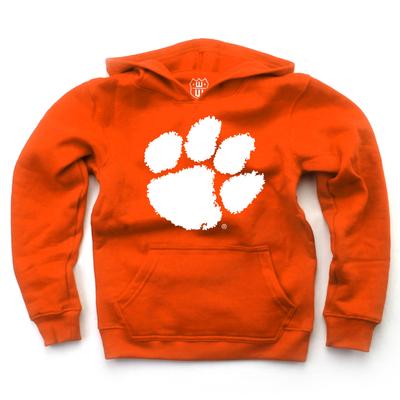 Clemson Wes and Willy Toddler Primary Fleece Hoody