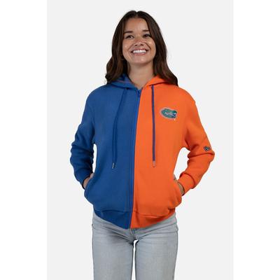 Florida Hype And Vice Color Block Zip Up Hoodie