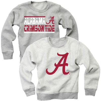 Alabama Wes and Willy Toddler Reversible Fleece Crew