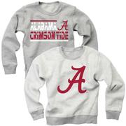  Alabama Wes And Willy Kids Reversible Fleece Crew