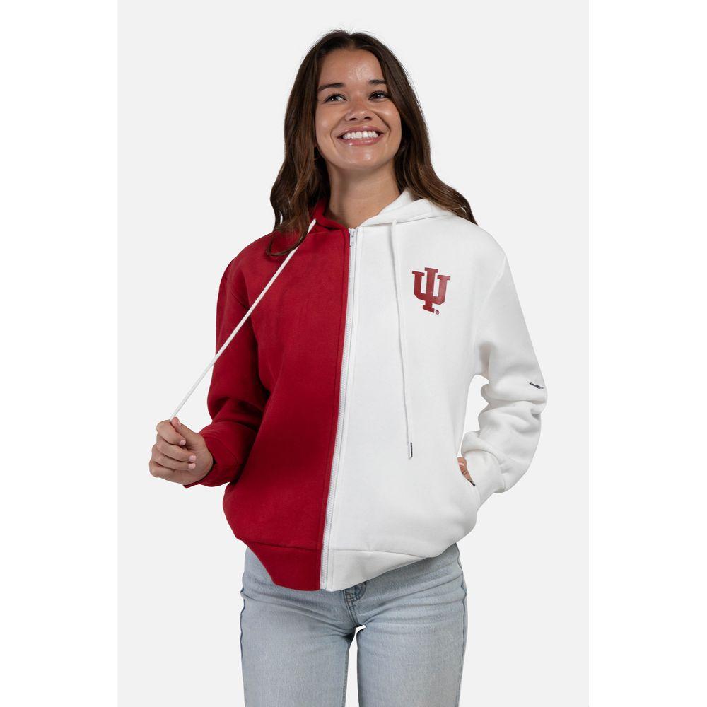  Indiana Hype And Vice Color Block Zip Up Hoodie