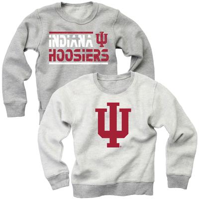 Indiana Wes and Willy Kids Reversible Fleece Crew