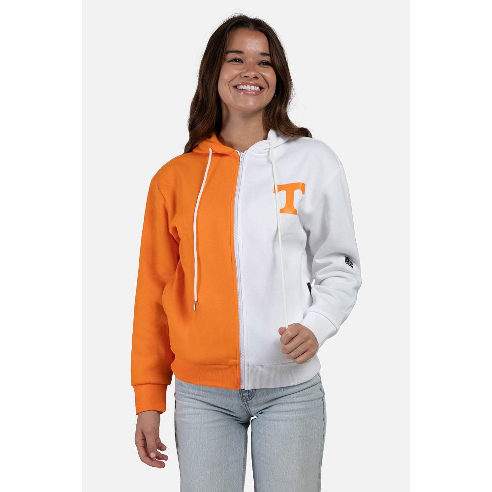 Vols, Tennessee Hype And Vice Color Block Zip Up Hoodie