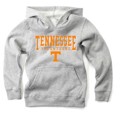 Tennessee Wes and Willy Kids Stacked Logos Fleece Hoody