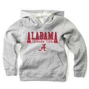  Alabama Wes And Willy Kids Stacked Logos Fleece Hoody