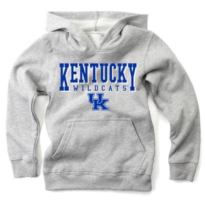 Kentucky Wes and Willy Toddler Stacked Logos Fleece Hoody