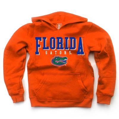 Florida Wes and Willy Kids Stacked Logos Fleece Hoody