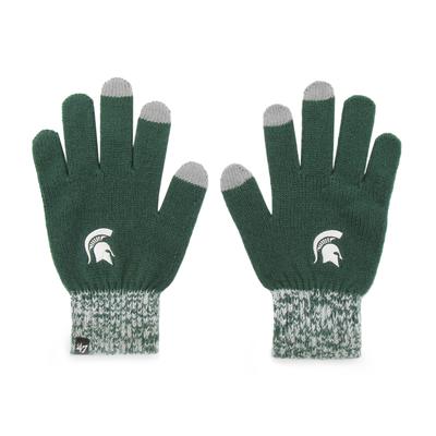 Michigan State 47 Brand Static Knit Gloves