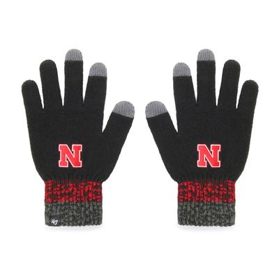 Nebraska 47 Brand Static Knit Gloves