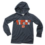  Auburn Wes And Willy Kids Triblend Drop Tail Hoodie