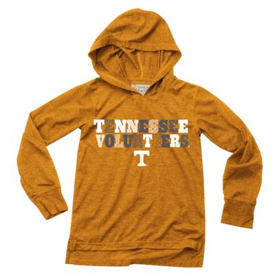 Tennessee Wes and Willy YOUTH Triblend Drop Tail Hoodie