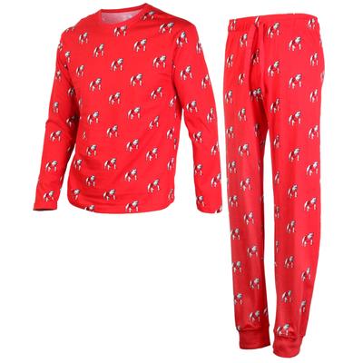 Georgia Wes and Willy All Over Logo Long Sleeve Tee and Pant Set