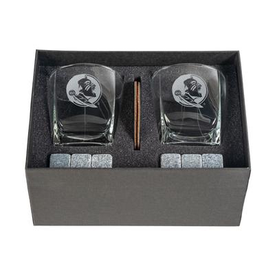 Florida State Whiskey Glass and Ice Cube Set