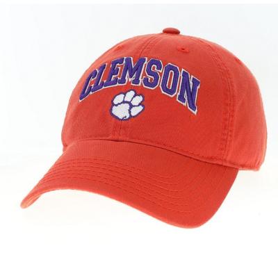 Clemson Legacy YOUTH Arch with Logo Relaxed Twill Hat