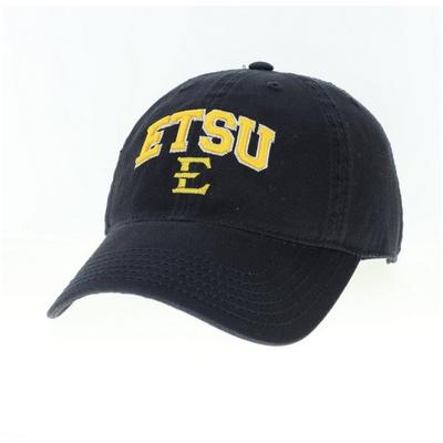 ETSU Legacy YOUTH Arch with Logo Relaxed Twill Hat