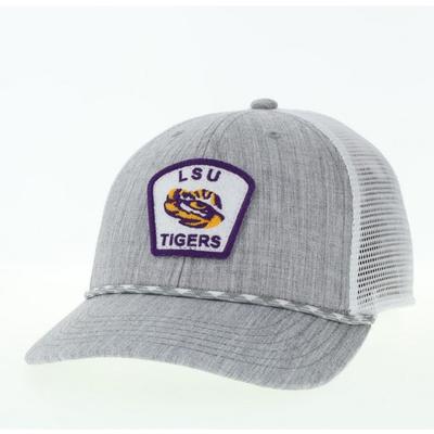 LSU Legacy YOUTH Rope Structured Mid-Pro Hat