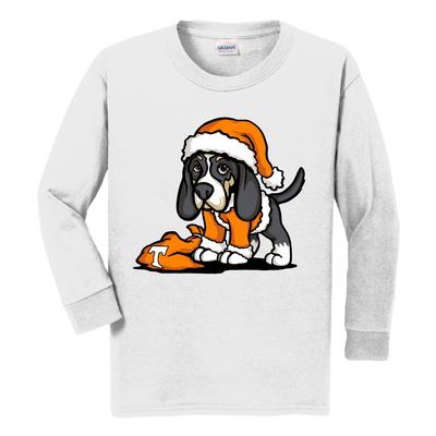 Tennessee YOUTH Smokey Claus with Bag Tee