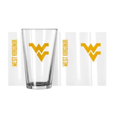 West Virginia 16 Oz Gameday Pint Glass