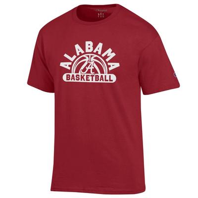 Alabama Champion Wordmark Arch Basketball Tee