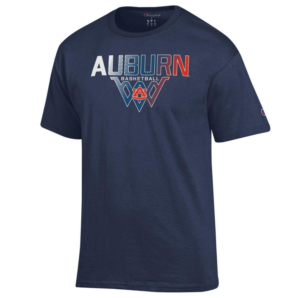AUB | Auburn Champion Wordmark Basketball Net Tee | Alumni Hall