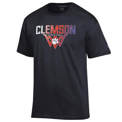 Clemson Champion Wordmark Basketball Net Tee