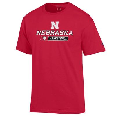 Nebraska Champion Basic Basketball Tee