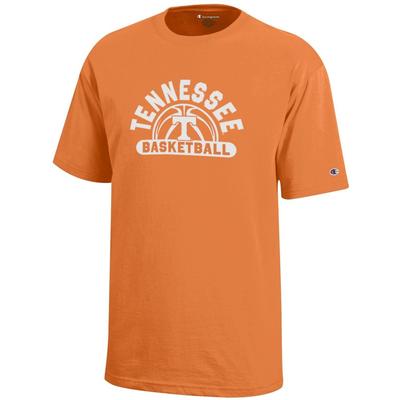 Tennessee Champion YOUTH Wordmark Arch Basketball Tee