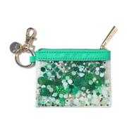 Packed Party Green Keychain Wallet