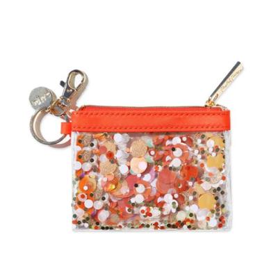 Packed Party Orange Keychain Wallet