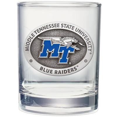 MTSU Heritage Pewter Old Fashioned Glass 
