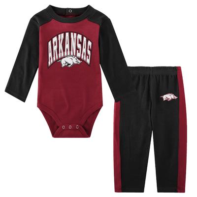 Arkansas Gen2 Infant Rookie of the Year Creeper Pant Set