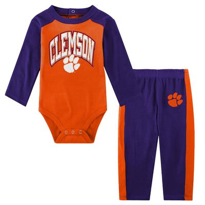 Clemson Gen2 Infant Rookie of the Year Creeper Pant Set