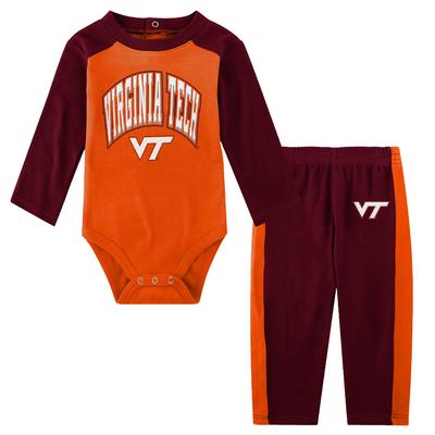 Virginia Tech Gen2 Infant Rookie of the Year Creeper Pant Set