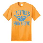  Tennessee Lady Vols Swim & Dive Arch Tee