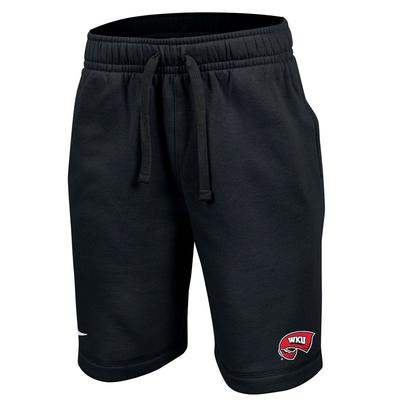 Western Kentucky Nike YOUTH Club Fleece Shorts