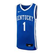 Kentucky Nike Youth Basketball Replica # 1 Jersey