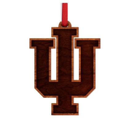 Indiana Interlock IU Ornament