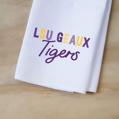 LSU Geaux Tigers Tea Towel