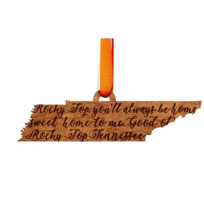 Tennessee Rocky Top Fight Song Ornament