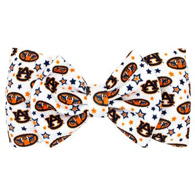 Auburn Wee Ones Soft Ripple Textured Band Bow