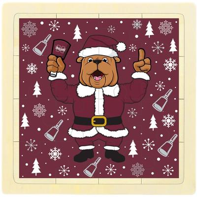 Mississippi State Bully Claus Wood Puzzle