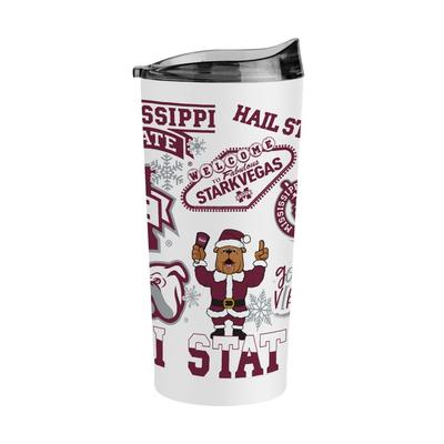 Mississippi State Bully Claus 20 Oz Tumbler