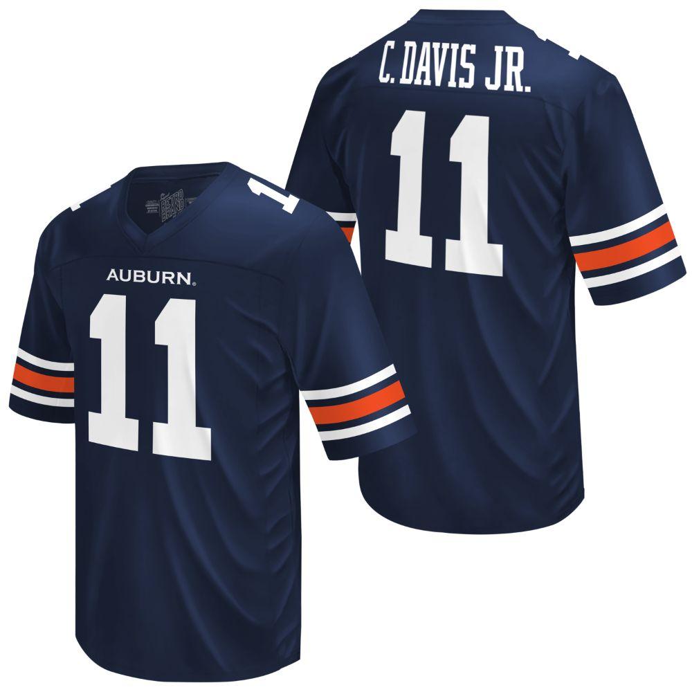  Auburn Retro Brand Chris Davis Jr # 11 Jersey