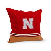  Nebraska Varsity Decorative Throw Pillow