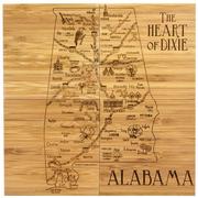  Alabama 4- Piece State Bamboo Coaster Set