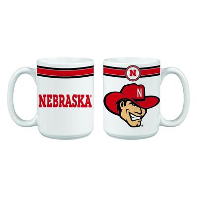 Nebraska 15 Oz Classic Mascot Mug