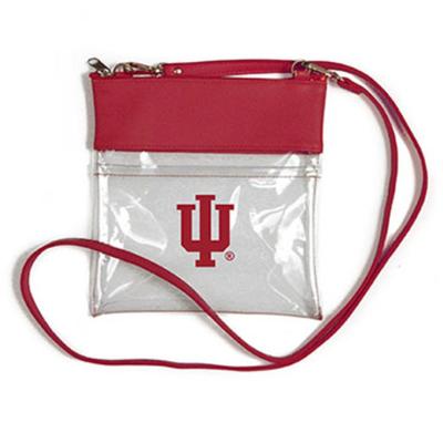 Indiana Game Day Crossbody Clear Bag