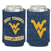  West Virginia 12 Oz Heathered Can Cooler